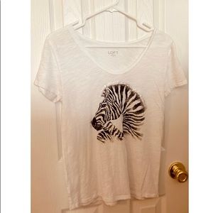 Loft, extra small, white T shirt!